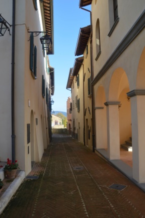 A street in Solomeo